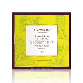 Gryphon Lemon Ginger Herbal Tea กริฟฟอน ชาสมุนไพร เลมอน จินเจอร์ มิ้นท์