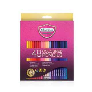 Master Art มาสเตอร์อาร์ต ดินสอสี สีไม้ 48 แท่ง 48 สี รุ่นมาสเตอร์ซีรี่ย์(MASTER SERIES)