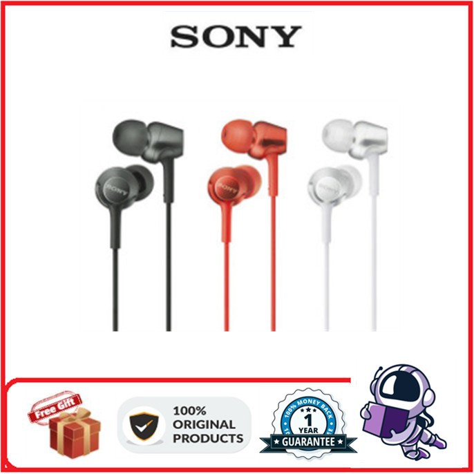 หูฟัง SONY MDR-EX255 AP 3.5 มม. | Shopee Thailand
