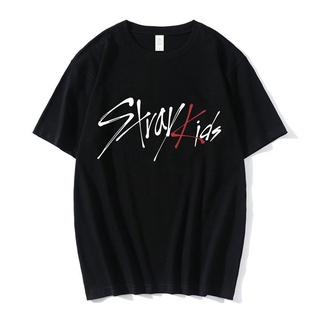 เสื้อยืดแขนสั้น ผ้าฝ้าย 100% พิมพ์ลายตัวอักษร KPOP Stray Singer สไตล์ฮาราจูกุ แฟชั่นฤดูร้อน สําหรับผู้ชาย และผู้หญิง Y2K