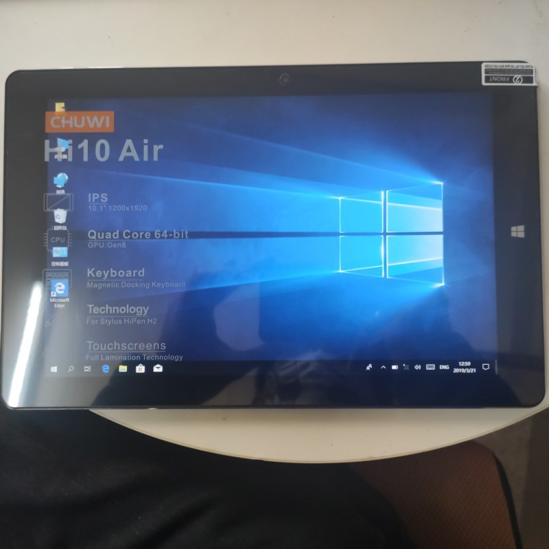 (สินค้ามือ 2) Tablet Chuwi Hi10 Air แท็บเล็ตมือสอง TabletWindows แท็บเล็ตสภาพพดี สีดำ - 2