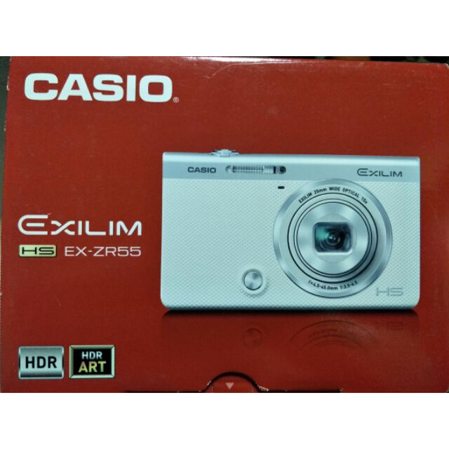 กล้อง CASIO EXILIM ZR55 สีขาว (มีกระเป๋าแถม)