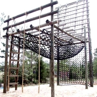 Climbing Net ตาข่ายปีนป่าย ขนาด 2x4 เมตร ตาข่ายเส้นหนาสุด UV Protection