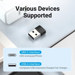 Vention ตัวแปลง Type C เป็น USB OTG Type C อะแดปเตอร์มือถือสําหรับ Samsung S9 Huawei โน้ตบุ๊คปลั๊กอะแดปเตอร์ USB tybe c ถึง Micro USB c ถึง usb a อะแดปเตอร์