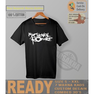 Kaos Band k MCR my chemical romance Distro เสื้อผ้าฝ้าย หวี 30S - Arsakha