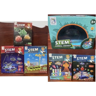 stem ชุดของเล่นวิทยาศาสตร์ magnet crystal science weather station animal viewer chemistry planet ชุดทำคริสตัล แม่เหล็ก