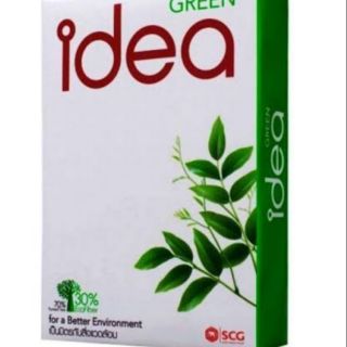 กระดาษถ่ายเอกสาร Ideagreen A4 80gsm.