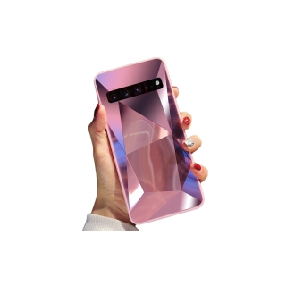 Samsung Galaxy Note 8 9 10 10Plus 20 20Ultra 10Lite S10 S9 หรูหรา 3D เพชร พื้นผิว เยลลี่ กระจก กลิตเตอร์ แวววาวมันวาว ผอม เคสโทรศัพท์มือถือ