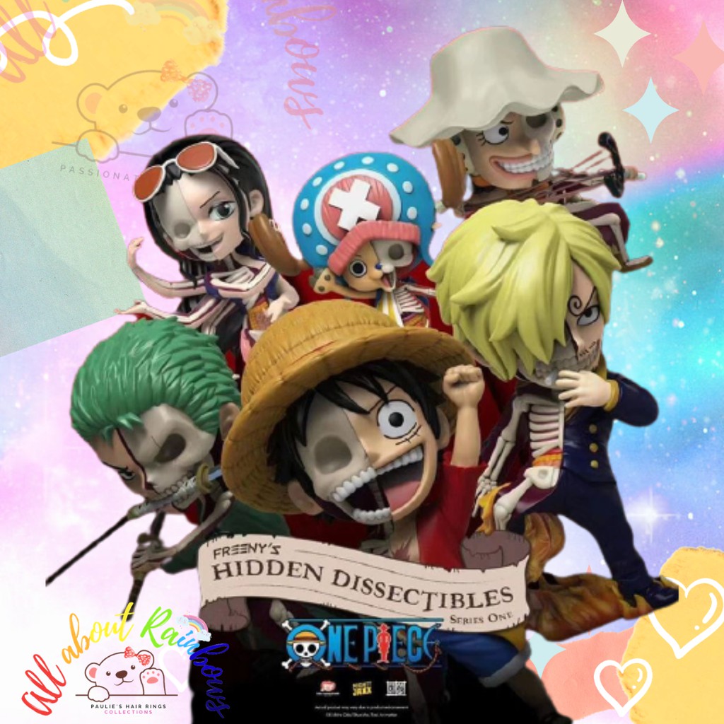 พร้อมส่ง ของแท้ Mighty Jaxx One Piece - Freeny’s Hidden Dissectibles Luffy Zoro Sanji ลูฟี่ วันพีช ฟิกเกอร์