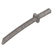 [801] ชิ้นส่วนเลโก้ Lego Part Minifigure, Weapon Sword, Shamshir/Katana (Square Guard) (21459) ราคา/
