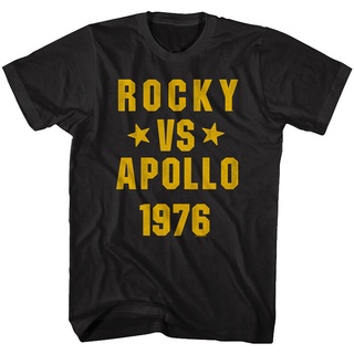 [S-5XL] เสื้อยืดแฟชั่น ลาย Rocky Balboa Versus Apollo Creed 1976 สวมใส่สบาย