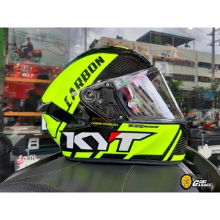 หมวกกันน็อค KYT รุ่น NX-RACE CARBON RACE  D  YELLOW FLUO สีเหลือง