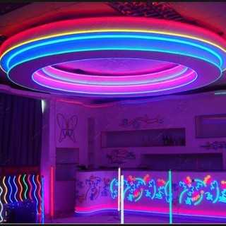 (มี8สีให้เลือก) ไฟเส้นไฟแถบ Led Neon flex DC12V 5เมตร ไฟตกแต่งภายในและนอก ไฟบ้าน ไฟรถ กันน้ำ ทนแดด