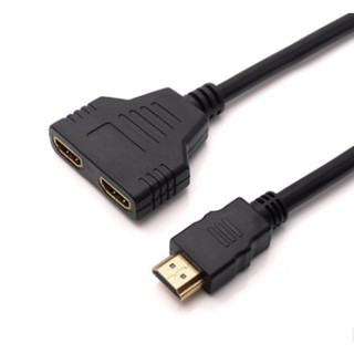 อะแดปเตอร์ HDMI One Point Two HDMI One Point Two HDMI One Male Two Female HDMI Adapter