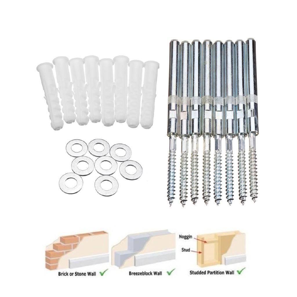 NMengoHidden Floating Shelf Supporting Pins Concealed Bracket With ...