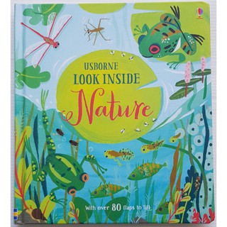 Look inside Nature เหมาะสำหรับ 4 ขวบ+  Board book กระดาษแข็งทุกหน้า with flaps