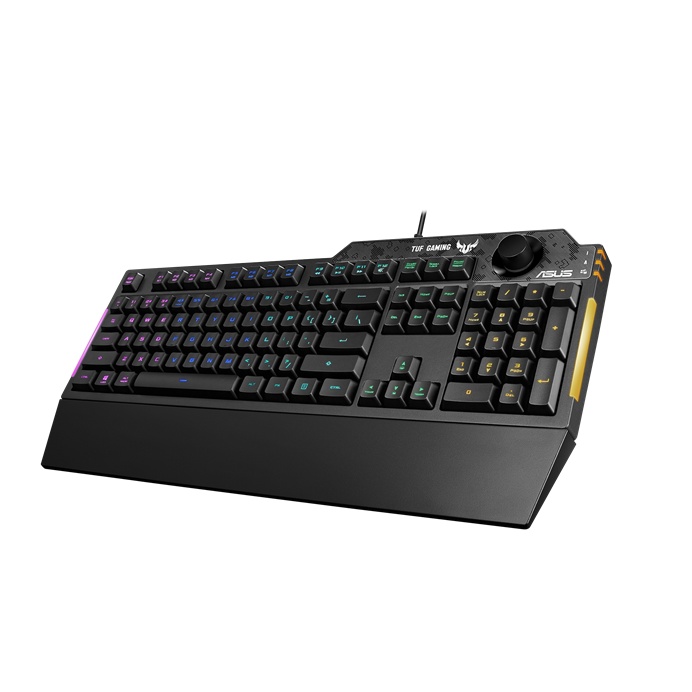 ASUS RA04 TUF GAMING K1/TH (RGB LED) KEYBOARD (เกมมิ่งคีย์บอร์ด) [แป้นพิมพ์ภาษาไทย] [90MP01X0-BKLA00]