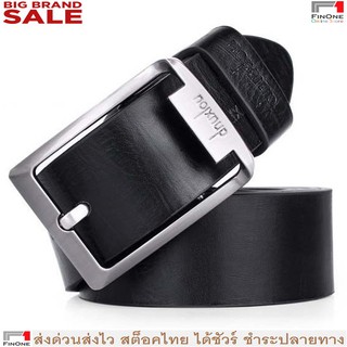 Fin 1 เข็มขัด เข็มขัดผู้ชาย เข็มขัดหนัง Man Leather Belt รุ่น dnuxlou No. 2032