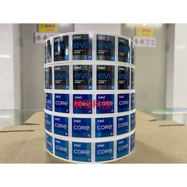 11th Generation 11th Generation Intel Label I3 i5 i7 i9 EVO Notebook Desktop Sticker