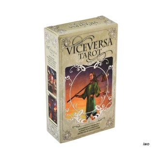 Iwo Vice Versa Tarot Kit Tarot ชุดเกมการ์ดของเล่นสําหรับเด็ก 78ชิ้น