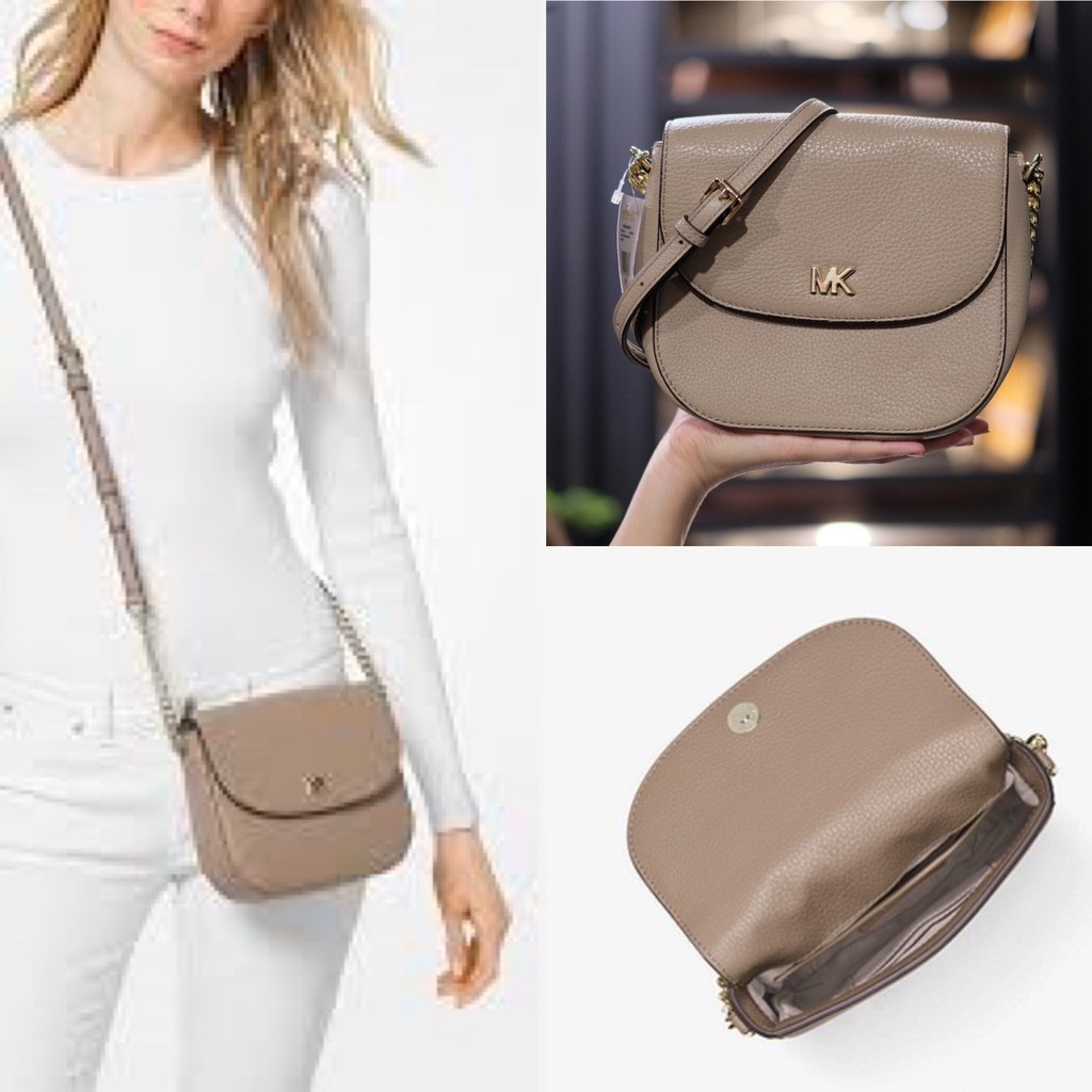 mott pebbled leather dome crossbody bag