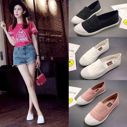 ผ้าใบทรงkeds สี ขาว สินค้า รองเท้า ผ้าใบ ขาวล้วน HOT-SALE size-35-40 สินค้าขายดี รีวิว