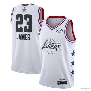 เสื้อกีฬาแขนกุด ลายทีม NBA Jersey Los Angeles Lakers James Classic Jersey โอเวอร์ไซซ์ 2022