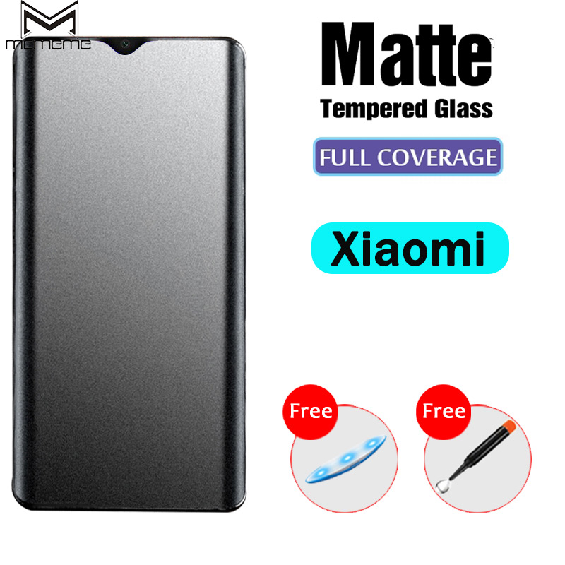 ฟิล์มกระจกแบบด้าน ป้องกันแสง UV สำหรับ Xiaomi Mi 14 13 12 12X 11 Ultra Note 10 Lite Pro 5G
