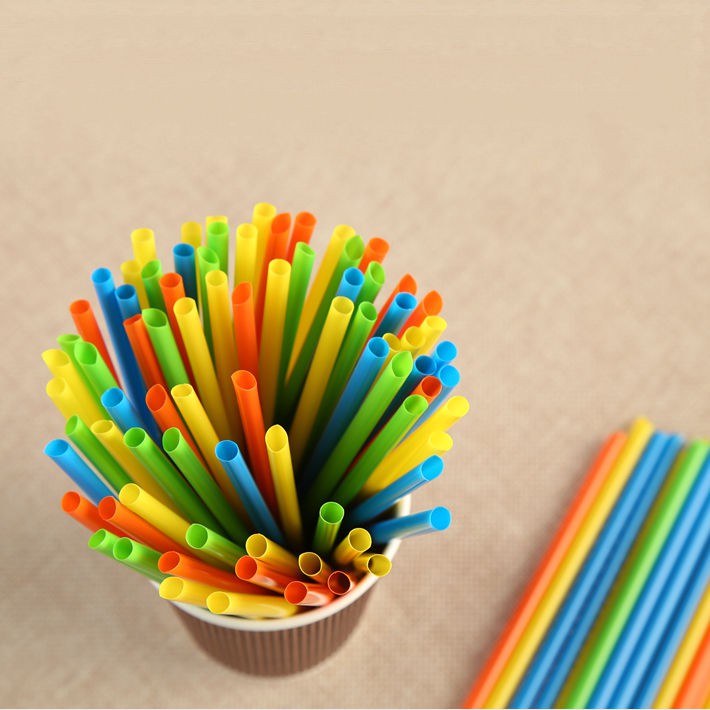 2000 Disposable Straws Bulk Color ใสโคล่าน้ำผลไม้เครื่องดื่มนมถั่ว