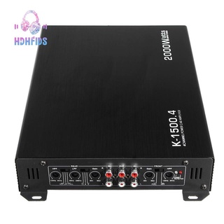 4 Channel Car Auto Audio Amplifier 2000W Stereo Bass Speaker Car Power Audio Subwoofer Home Amplifiers Audio Amplifiers