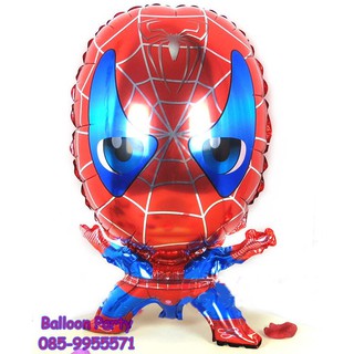 ลูกโป่งการ์ตูนสไปเดอร์แมน Spiderman Super Hero Foil Balloon