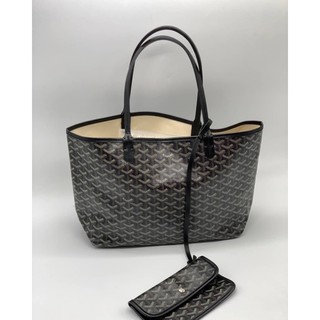 GOYARD Saint Louis PM Tote Bag Black #001