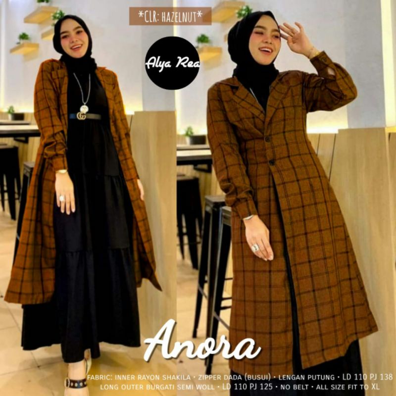 ชุดสูท Anora ด้านใน และด้านนอก หรูหรา สําหรับผู้หญิง