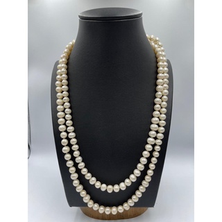 ลูกปัดมุก pearl beads necklace