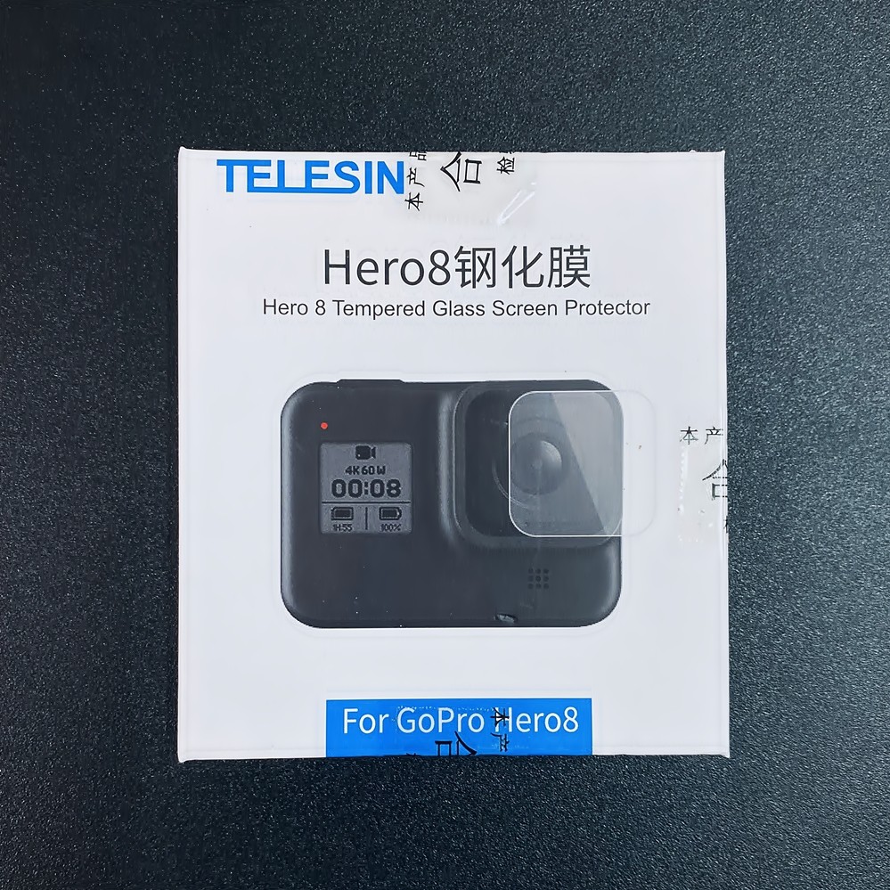 TELESIN LCD Screen & Lens Tempered Glass Protector Film for GoPro Hero 8