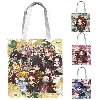 🎟พร้อมส่ง🎟 กระเป๋าผ้า กระเป๋า ถุงผ้า kimetsu no yaiba ไยบะ ดาบพิฆาตอสูร ฮานาโกะคุง hanako kun