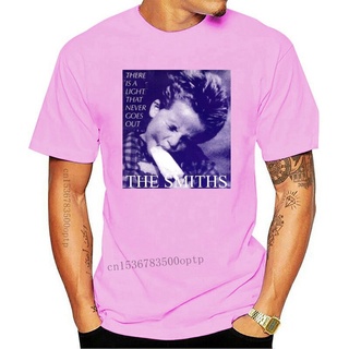 เสื้อยืดโอเวอร์ไซส์ใหม่ เสื้อยืดแขนสั้น พิมพ์ลาย The Smiths Have Is A Light That Never Goes Out Rock Music Band Cd Ss16