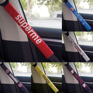 ปลอกหุ้มเข็มขัดนิรภัย แบบหนา ลายการ์ตูนซูเปอร์ฮีโร่ สําหรับต…