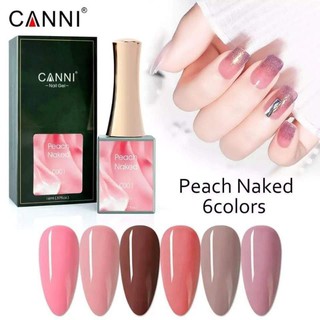 สีเจลรุ่นใหม่ canni โทนพีช