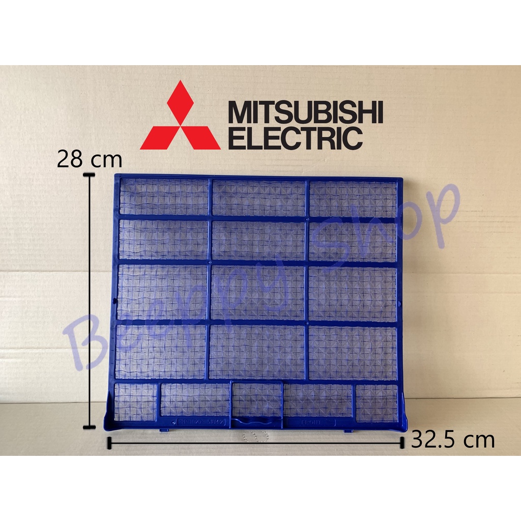 ฟิลเตอร์กรองฝุ่นแอร์ Mitsubishi มิสซูบิชิ รุ่น  MSY-XT09/XT13/GT09/GT13/GT15/KT09/KT13/KT15/KT18 แผ่นกรองฝุ่น ของแท้