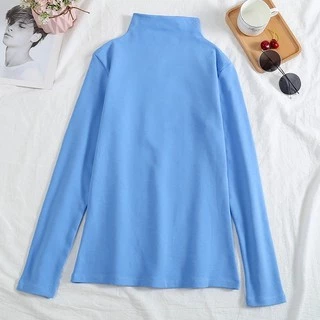 SUNDAY2020🎀 เสื้อยืดแขนยาวคอเต่า ผ้าดี นิ่มใส่สบาย โคตรคุ้ม