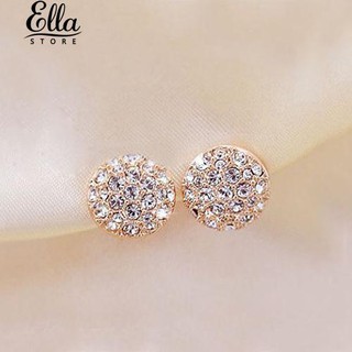 เครื่องประดับคริสตัลรูปคริสตัล Rhinestone Earstings ต่างหูสตรี