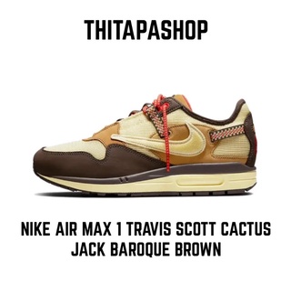 NIKE AIR MAX 1 TRAVIS SCOTT CACTUS JACK BAROQUE BROWN