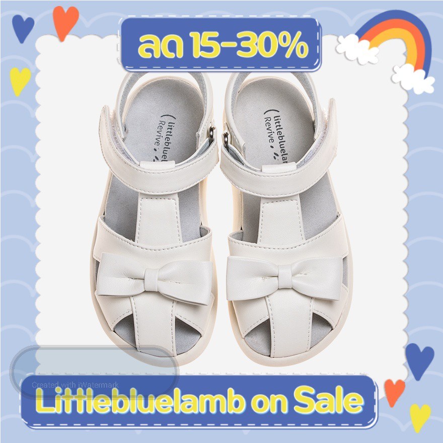 รองเท้าเด็ก2-6ขวบ RV-B75626-WH ลำลองขาว แตะเด็กหญิง แตะขาว รองเท้าลำลองเด็กผู้หญิง ลำลองเด็ก ลำลอง ร