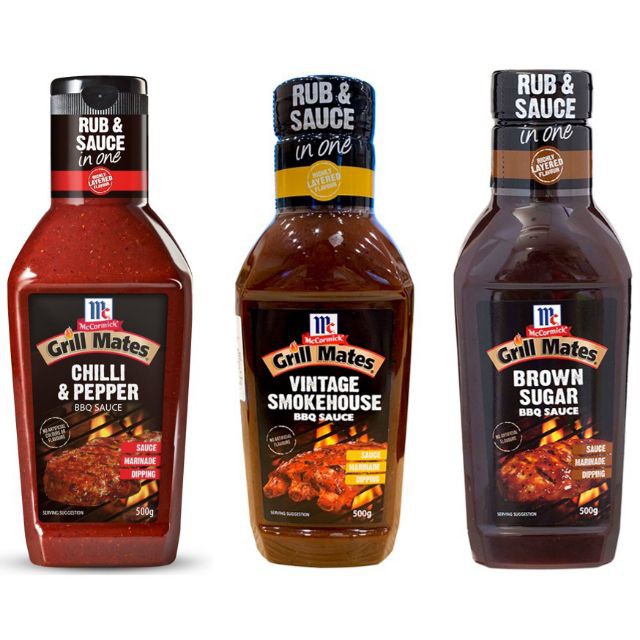 Grill Mate 500g ซอสบาร์บีคิว ปิ้ง ย่าง อร่อยได้ง่ายๆ