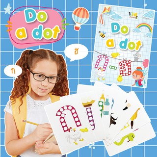 เกมกระดาษ do a dot paper : กขค