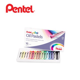 🖍สีชอล์ค Pentel สีพาสเทล 16สี