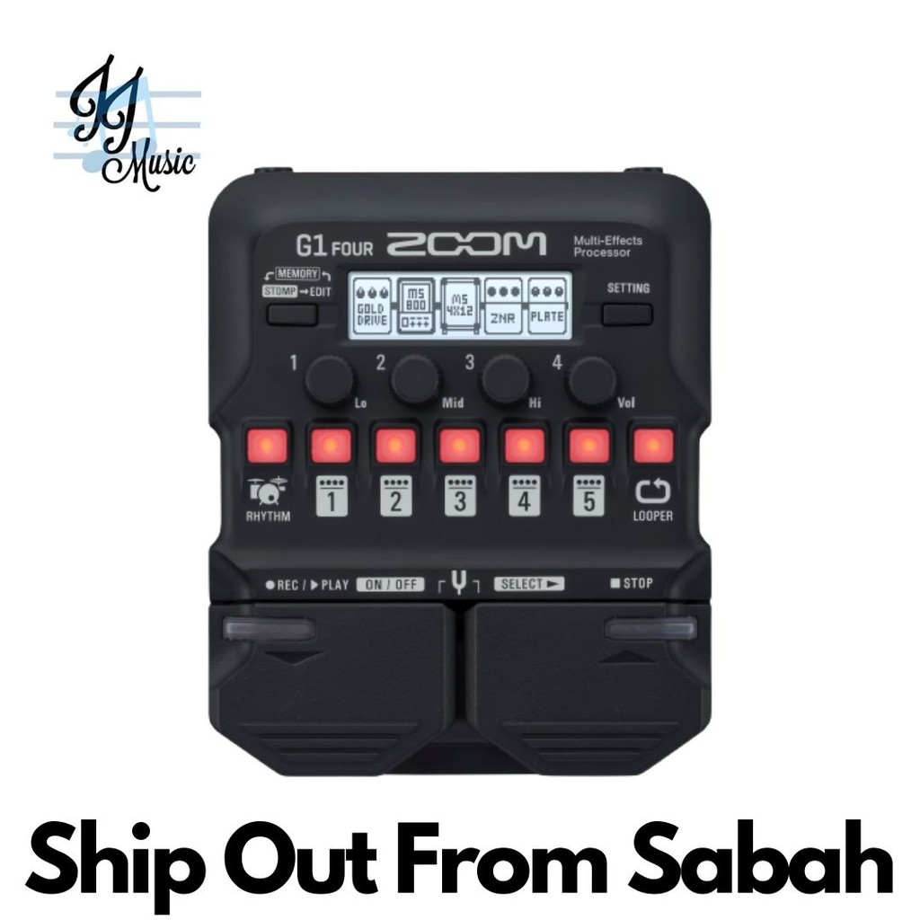 โปรเซสเซอร์ Zoom G1 FOUR Multi-effects (G1FOUR)