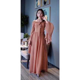 ชุดเดรสพลีท🌀pleated dress