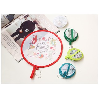 💥พร้อมส่ง💥 พัดลมพับญี่ปุ่น🇯🇵 f-855 Tuan Fan Mini Portable Cartoon Fan Summe rม้วนเก็บได้พกพาง่ายเบาสะดวก